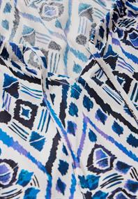 Bedruckte Bluse vanilla white