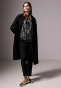 Bedruckte Raglan-Bluse black