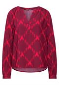 Bedruckte Tunika beet red