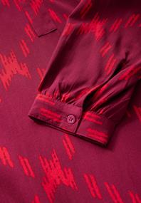 Bedruckte Tunika beet red