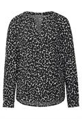 Bedruckte Tunika black