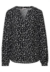 Bedruckte Tunika black