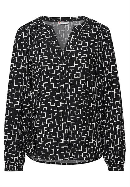 Bedruckte Tunika black