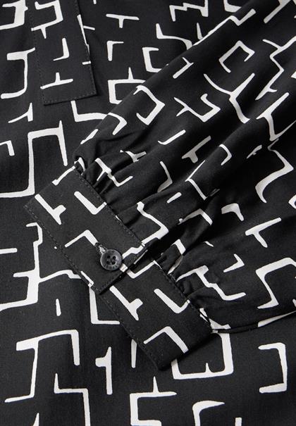 Bedruckte Tunika black