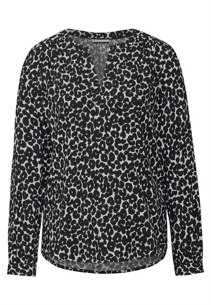 Bedruckte Tunika black
