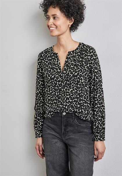 Bedruckte Tunika black