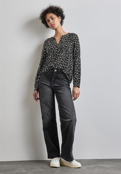 Bedruckte Tunika black