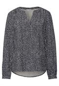 Bedruckte Tunika deep tint blue