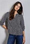 Bedruckte Tunika deep tint blue