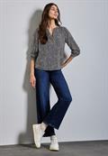 Bedruckte Tunika deep tint blue