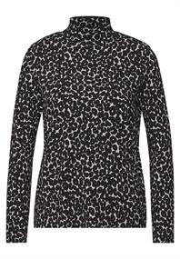 Bedrucktes Jersey-Shirt black