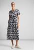 Bedrucktes Midi-Kleid black