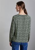 Bedrucktes Raglan Shirt hunter green