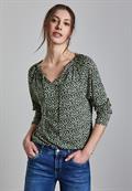 Bedrucktes Raglan Shirt hunter green