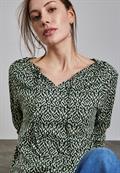Bedrucktes Raglan Shirt hunter green