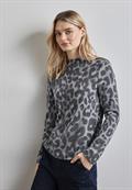 Bedrucktes Shirt echo grey