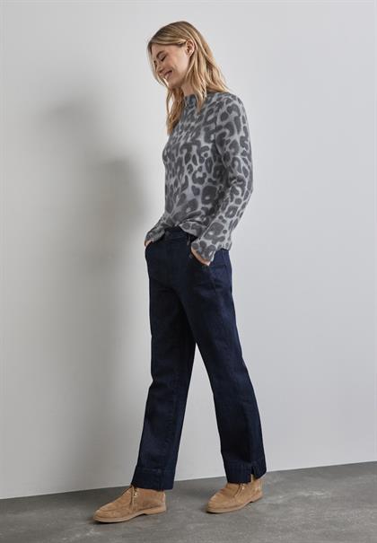 Bedrucktes Shirt echo grey