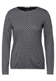 Bedrucktes Shirt platinum grey