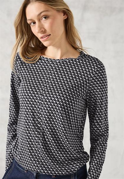 Bedrucktes Shirt platinum grey