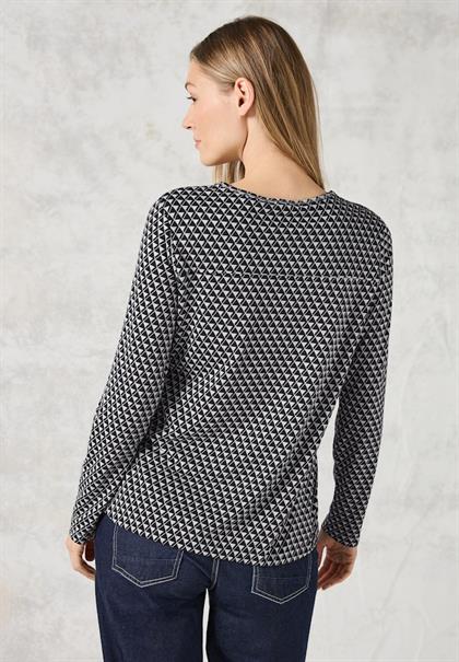 Bedrucktes Shirt platinum grey