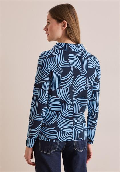 Bedrucktes Shirt universal blue