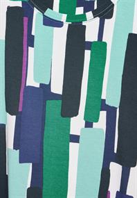 Bedrucktes T-Shirt fir green