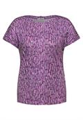 Bedrucktes T-Shirt iced violet