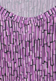 Bedrucktes T-Shirt iced violet