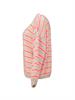 beige-neon orange stripe