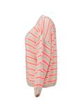 beige-neon orange stripe
