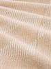 beige plaited structure knit