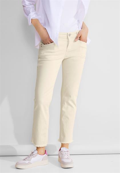 Beige Slim Fit Jeans ecru washed