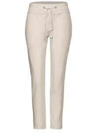 Bequeme Hose smooth sand beige