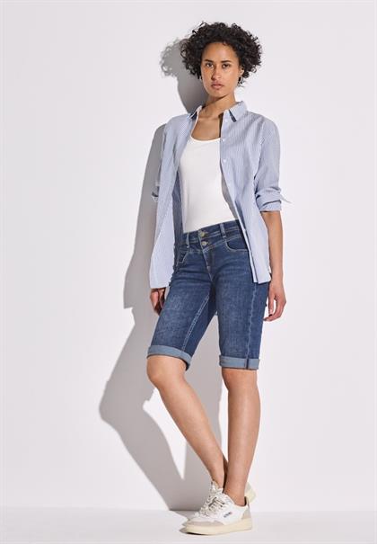 Bermuda Jeans medium blue random