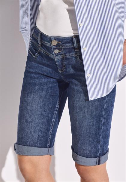 Bermuda Jeans medium blue random