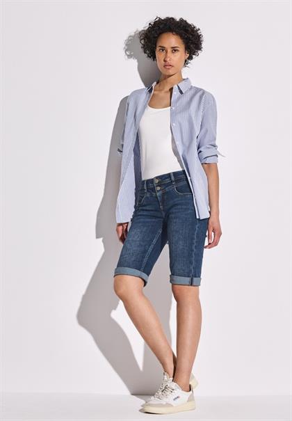 Bermuda Jeans medium blue random