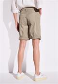 Bermuda mit Turn-Up buff grey