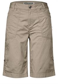 Bermuda mit Turn-Up buff grey