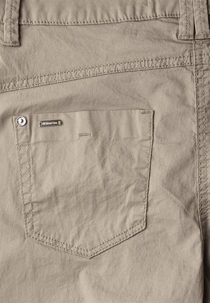 Bermuda mit Turn-Up buff grey
