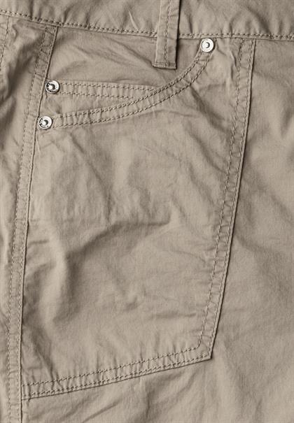 Bermuda mit Turn-Up buff grey