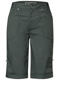 Bermuda mit Turn-Up marshy green