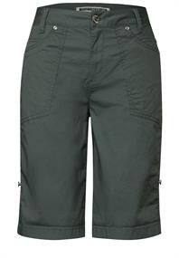 Bermuda mit Turn-Up marshy green