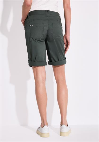 Bermuda mit Turn-Up marshy green