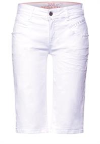 Bermudashort in Unifarbe white