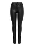 Beschichete Skinny Jeans black