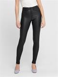 Beschichete Skinny Jeans black