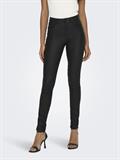 Beschichete Skinny Jeans black