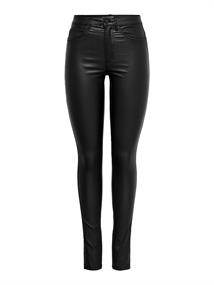 Beschichete Skinny Jeans black