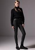 Beschichtete Hose black