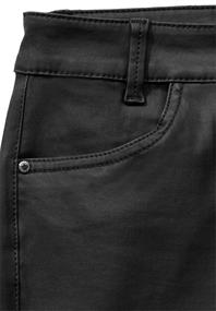 Beschichtete Hose black